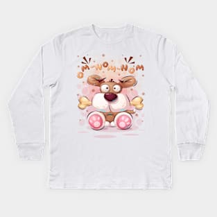 Om Nom Nom Kids Long Sleeve T-Shirt